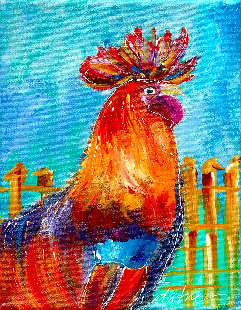 R is for Rooster